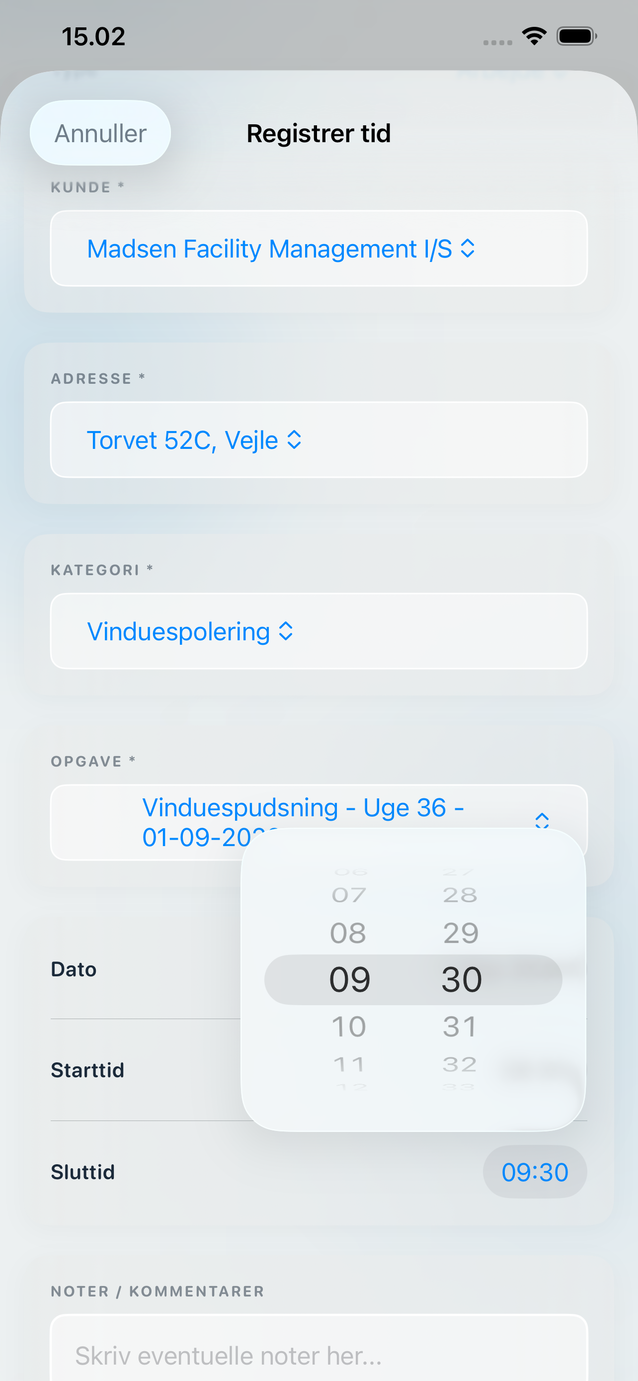 Servicedrift app 3